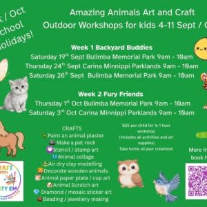 Amazing Animals Crafts Workshops